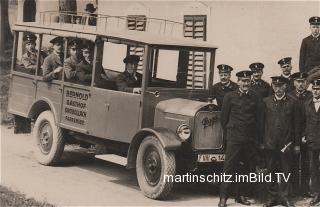 Drobollach, KFZ Praga Kleinbus,  8 Sitzer - Kärnten - alte historische Fotos Ansichten Bilder Aufnahmen Ansichtskarten 