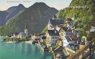 Salzkammergut, Hallstatt - Europa - alte historische Fotos Ansichten Bilder Aufnahmen Ansichtskarten 