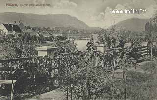 Draulände Villach - alte historische Fotos Ansichten Bilder Aufnahmen Ansichtskarten 