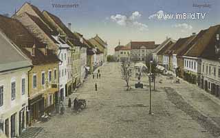 Völkermarkt Hauptplatz - Europa - alte historische Fotos Ansichten Bilder Aufnahmen Ansichtskarten 