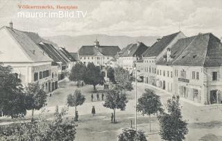 Völkermarkt Hauptplatz - Europa - alte historische Fotos Ansichten Bilder Aufnahmen Ansichtskarten 