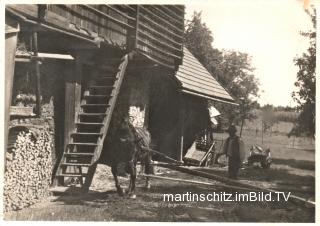 Wirtschaftsgebäude der Schusteritsch - Hube - Kärnten - alte historische Fotos Ansichten Bilder Aufnahmen Ansichtskarten 