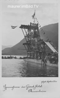 Sprungturm St. Andrä - alte historische Fotos Ansichten Bilder Aufnahmen Ansichtskarten 