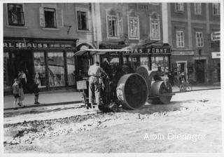 Hauptplatz Straßenerneuerung - Villach(Stadt) - alte historische Fotos Ansichten Bilder Aufnahmen Ansichtskarten 