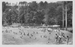 Warmbad - Schwimmbad - Villach - alte historische Fotos Ansichten Bilder Aufnahmen Ansichtskarten 