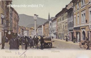 Villach Hauptplatz - Oesterreich - alte historische Fotos Ansichten Bilder Aufnahmen Ansichtskarten 