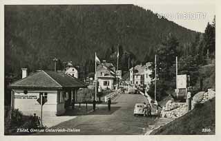 Grenze Österreich - Italien in Arnoldstein - Villach Land - alte historische Fotos Ansichten Bilder Aufnahmen Ansichtskarten 