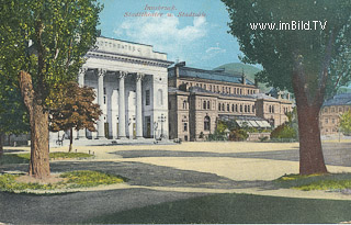 Innsbruck - Stadttheater - alte historische Fotos Ansichten Bilder Aufnahmen Ansichtskarten 