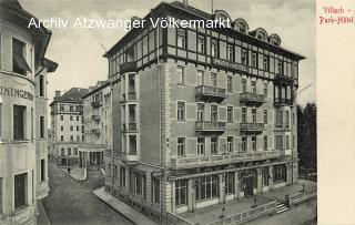 Villach Parkhotel - alte historische Fotos Ansichten Bilder Aufnahmen Ansichtskarten 