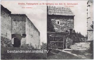 Grades, Wallfahrtskirche St. Wolfgang Wehrmauer - alte historische Fotos Ansichten Bilder Aufnahmen Ansichtskarten 