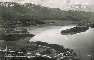 Faakersee Insel - alte historische Fotos Ansichten Bilder Aufnahmen Ansichtskarten 