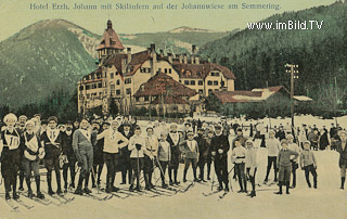 Semmering - Hotel Erzherzog Johann - Semmering - alte historische Fotos Ansichten Bilder Aufnahmen Ansichtskarten 