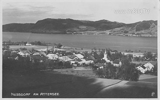 Nussdorf am Attersee - Oesterreich - alte historische Fotos Ansichten Bilder Aufnahmen Ansichtskarten 