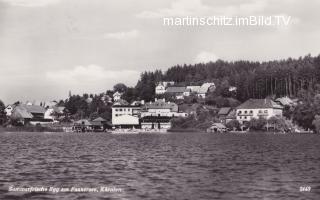 Strandhotel Aschgan und Pension Rosenstein  - Oesterreich - alte historische Fotos Ansichten Bilder Aufnahmen Ansichtskarten 