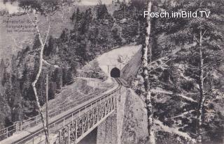 Mariazellerbahn, Raingrabenbrücke bei Wienerbruck - Niederösterreich - alte historische Fotos Ansichten Bilder Aufnahmen Ansichtskarten 