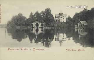 Velden - Villa Cap Wörth - Villach Land - alte historische Fotos Ansichten Bilder Aufnahmen Ansichtskarten 