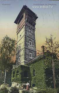 Aussichtsturm am Kreuzberg - Klagenfurt am Wörthersee - alte historische Fotos Ansichten Bilder Aufnahmen Ansichtskarten 