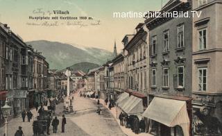 Villach Hauptplatz - alte historische Fotos Ansichten Bilder Aufnahmen Ansichtskarten 