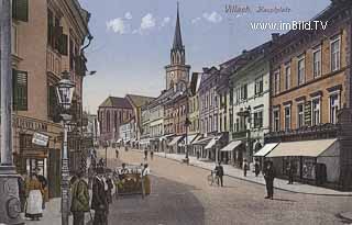 Villach Hauptplatz - Villach-Innere Stadt - alte historische Fotos Ansichten Bilder Aufnahmen Ansichtskarten 