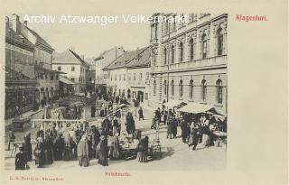 Klagenfurt Fleischmarkt - Oesterreich - alte historische Fotos Ansichten Bilder Aufnahmen Ansichtskarten 