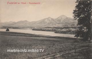 Panoramaansicht - Drobollach am Faaker See - alte historische Fotos Ansichten Bilder Aufnahmen Ansichtskarten 