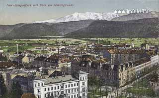 Kärntner Landesregierung und Bahnhofstrasse - Klagenfurt am Wörthersee - alte historische Fotos Ansichten Bilder Aufnahmen Ansichtskarten 