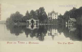 Velden - Villa Cap Wörth - Velden am Wörther See - alte historische Fotos Ansichten Bilder Aufnahmen Ansichtskarten 
