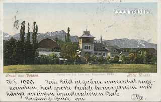 Hotel Wrann - Velden am Wörther See - alte historische Fotos Ansichten Bilder Aufnahmen Ansichtskarten 