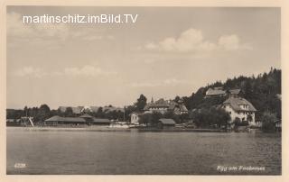 Strandhotel Aschgan und Pension Rosenstein - Egg am Faaker See - alte historische Fotos Ansichten Bilder Aufnahmen Ansichtskarten 