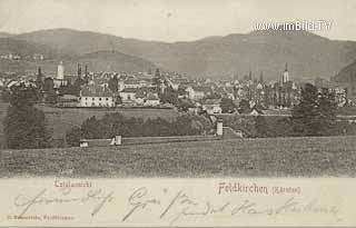Feldkirchen Totalansicht - Feldkirchen in Kärnten - alte historische Fotos Ansichten Bilder Aufnahmen Ansichtskarten 