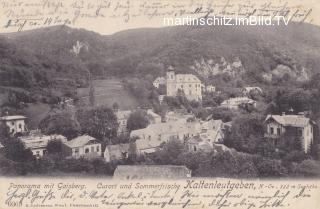 Kaltenleutgeben, Panorama mit Gaisberg - Kaltenleutgeben - alte historische Fotos Ansichten Bilder Aufnahmen Ansichtskarten 