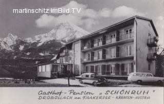 Drobollach, Gasthof Pension Schönruh - Drobollach am Faaker See - alte historische Fotos Ansichten Bilder Aufnahmen Ansichtskarten 