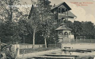 Villa Herzele Velden - alte historische Fotos Ansichten Bilder Aufnahmen Ansichtskarten 