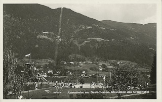 Strand beim Grandhotel - St. Andrä - alte historische Fotos Ansichten Bilder Aufnahmen Ansichtskarten 