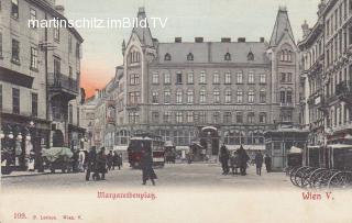 Wien, Margarethenplatz - Europa - alte historische Fotos Ansichten Bilder Aufnahmen Ansichtskarten 