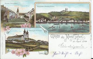 Gruss aus Maria Taferl - Oesterreich - alte historische Fotos Ansichten Bilder Aufnahmen Ansichtskarten 