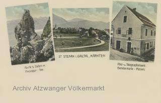 St. Stefan im Gailtal. Post - und Telegraphenamt  - Oesterreich - alte historische Fotos Ansichten Bilder Aufnahmen Ansichtskarten 