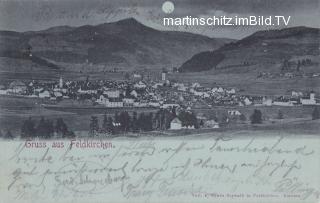Feldkirchen - Mondscheinkarte - Feldkirchen in Kärnten - alte historische Fotos Ansichten Bilder Aufnahmen Ansichtskarten 