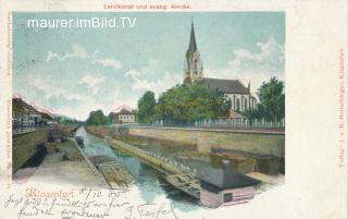 Lendkanal - Klagenfurt(Stadt) - alte historische Fotos Ansichten Bilder Aufnahmen Ansichtskarten 