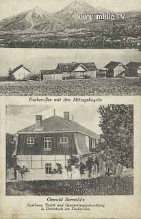 Gasthof Bernolds - Drobollach am Faaker See - alte historische Fotos Ansichten Bilder Aufnahmen Ansichtskarten 
