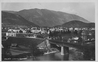 Eisenbahnbrücke - Villach-St. Martin - alte historische Fotos Ansichten Bilder Aufnahmen Ansichtskarten 