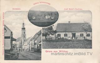 Wildon Kirchenplatz - alte historische Fotos Ansichten Bilder Aufnahmen Ansichtskarten 