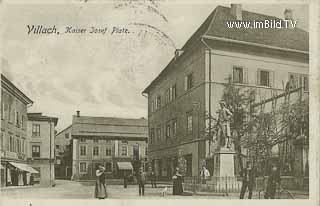 Kaiser Josef Platz - Villach - alte historische Fotos Ansichten Bilder Aufnahmen Ansichtskarten 