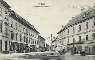 Klagenfurterstrasse - Villach - alte historische Fotos Ansichten Bilder Aufnahmen Ansichtskarten 