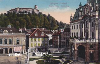 Laibach, Landesburg  - Slowenien - alte historische Fotos Ansichten Bilder Aufnahmen Ansichtskarten 