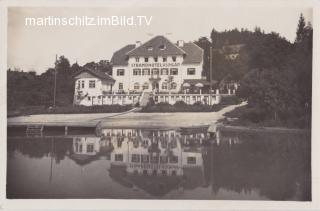 Egg am See, Strandhotel Aschgan - Egg am Faaker See - alte historische Fotos Ansichten Bilder Aufnahmen Ansichtskarten 