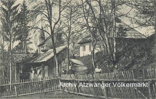 Klagenfurt St. Primus, Hiebls Gasthaus - Oesterreich - alte historische Fotos Ansichten Bilder Aufnahmen Ansichtskarten 