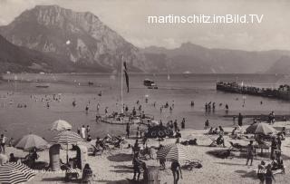 Gmunden Strandbad - Gmunden - alte historische Fotos Ansichten Bilder Aufnahmen Ansichtskarten 