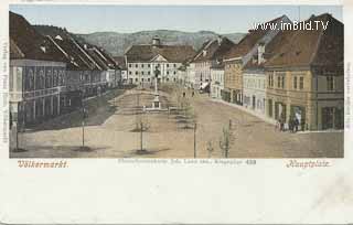 Hauptplatz Völkermarkt - Kärnten - alte historische Fotos Ansichten Bilder Aufnahmen Ansichtskarten 