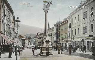 Villach Hauptplatz - Kärnten - alte historische Fotos Ansichten Bilder Aufnahmen Ansichtskarten 